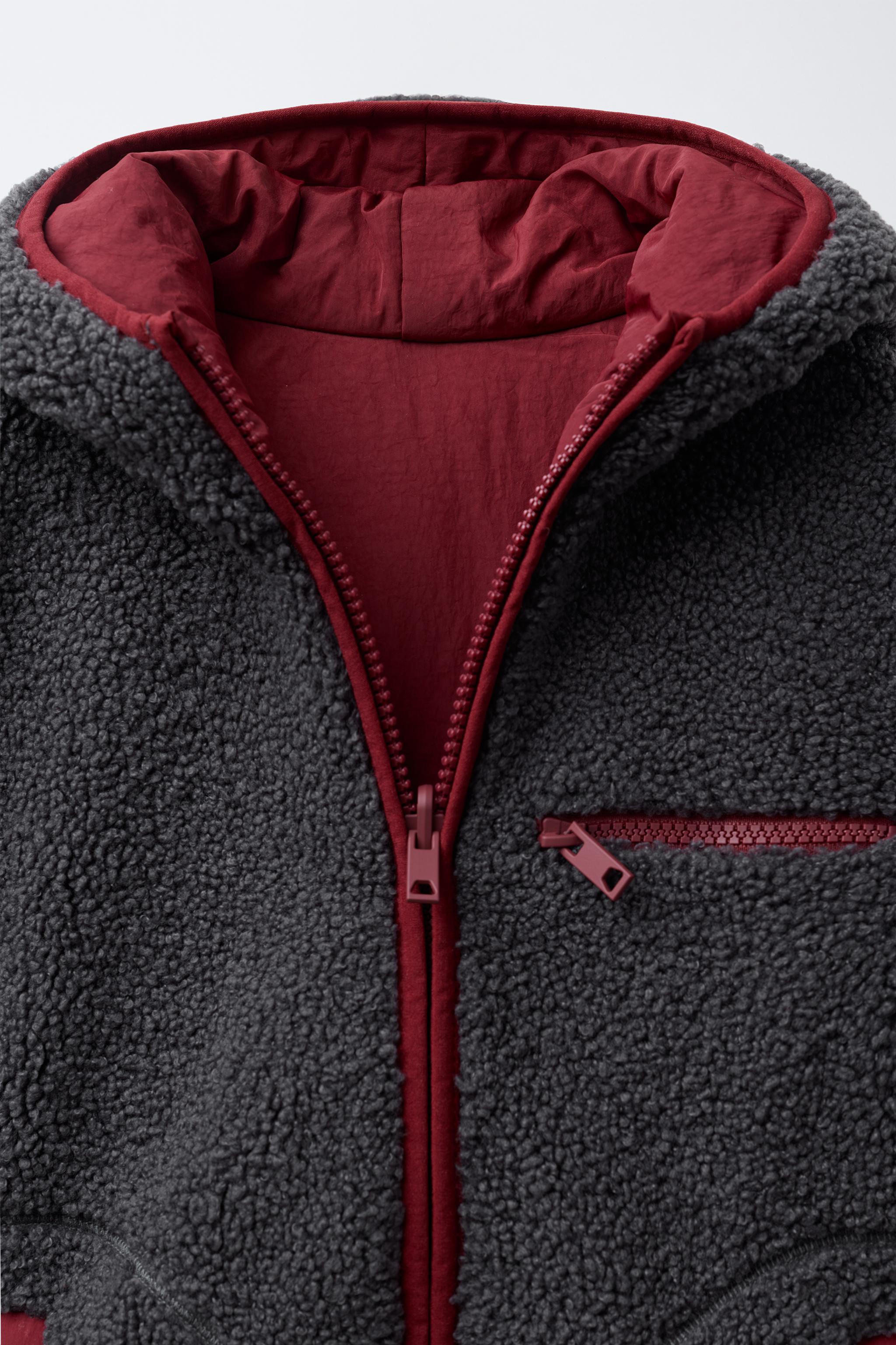 REVERSIBLE WATER REPELLENT FLEECE JACKET